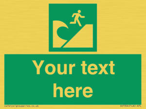 Custom Safe Condition Tsunami evacuation area